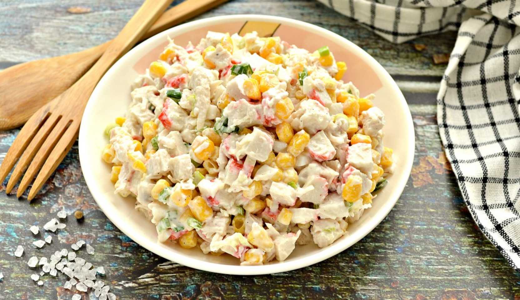 Image du plat : Salade de crabe au blanc de poulet