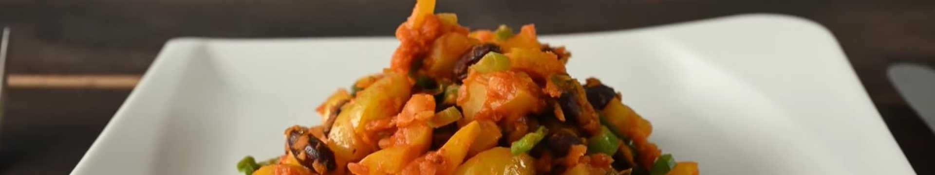 Ragoût de légumes et de haricots