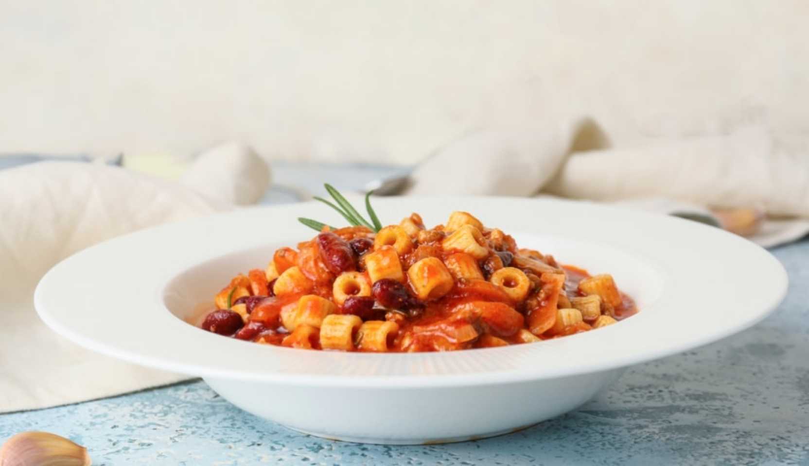 Image du plat : Pâtes aux haricots hongroises