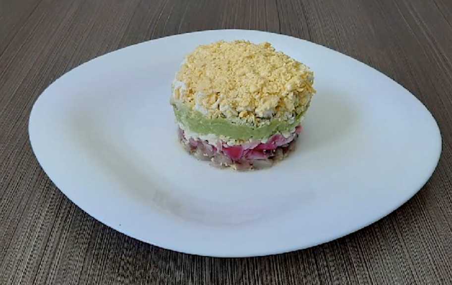 Recette : Hareng en croûte de fourrure, sans betteraves