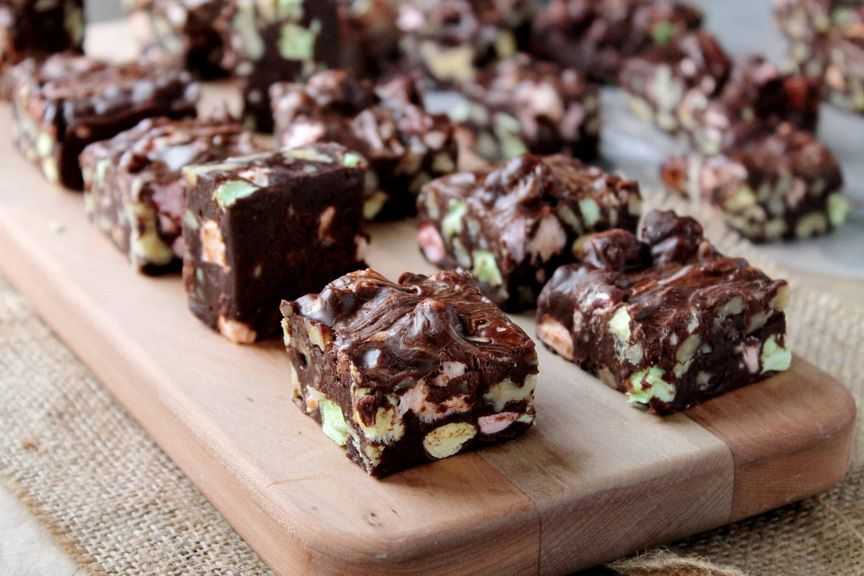 Recette : Dessert au chocolat Rocky Road