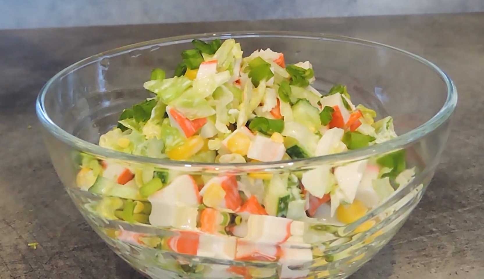 Image du plat : Salade de crabe à la laitue iceberg