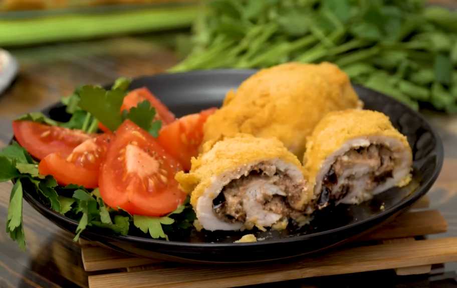 Recette : Rouleaux de poulet aux pruneaux