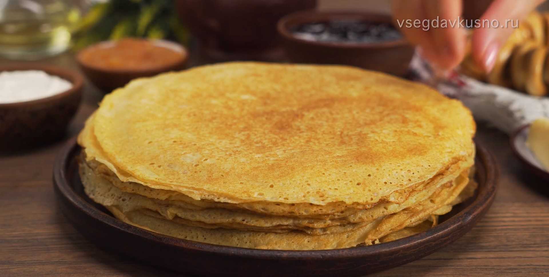 Recette de crêpes au lait et à l'eau bouillante