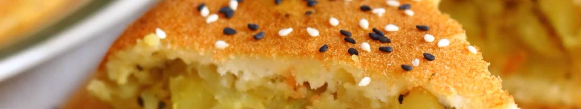 Tourte gélifiée aux pommes de terre et au chou