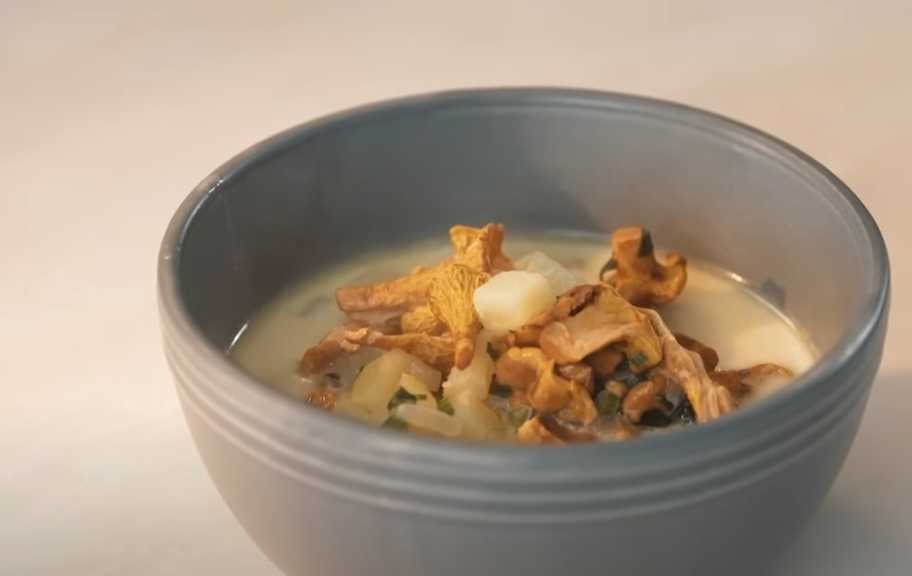 Recette : Soupe d'été aux chanterelles
