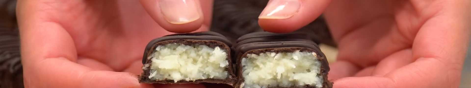 bonbons chocolat-noix de coco