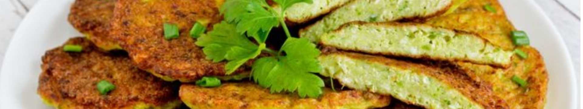 Crêpes de courgettes au filet de poulet