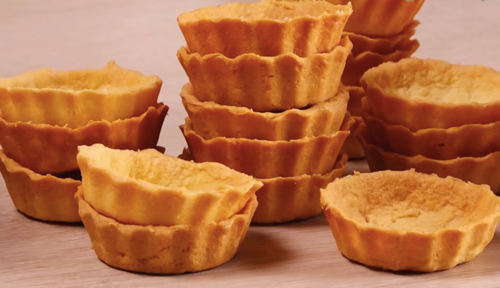 Image du plat : Tartelettes à la pâte brisée pour salades et entrées