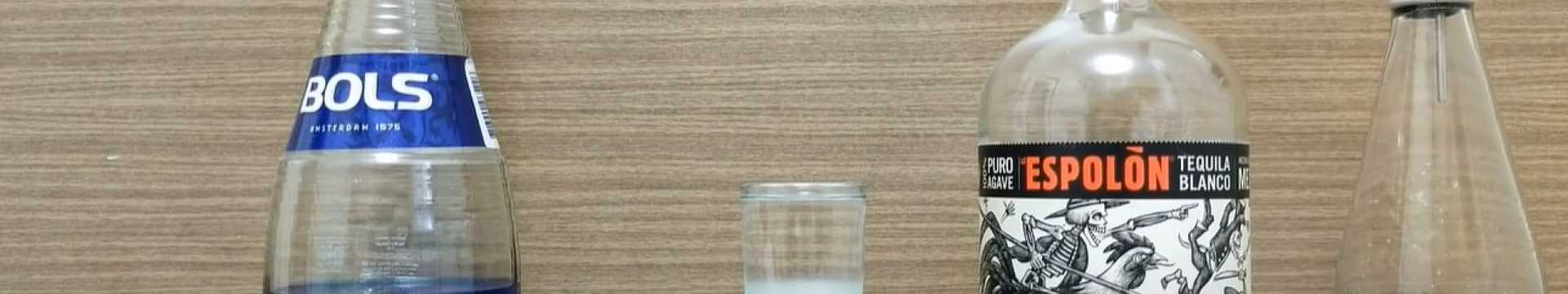 Shot de cocktail Blue Mexican