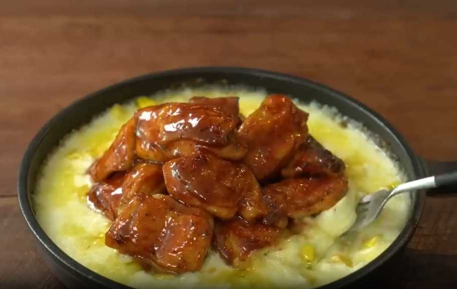 Recette : Poulet au fromage et au maïs