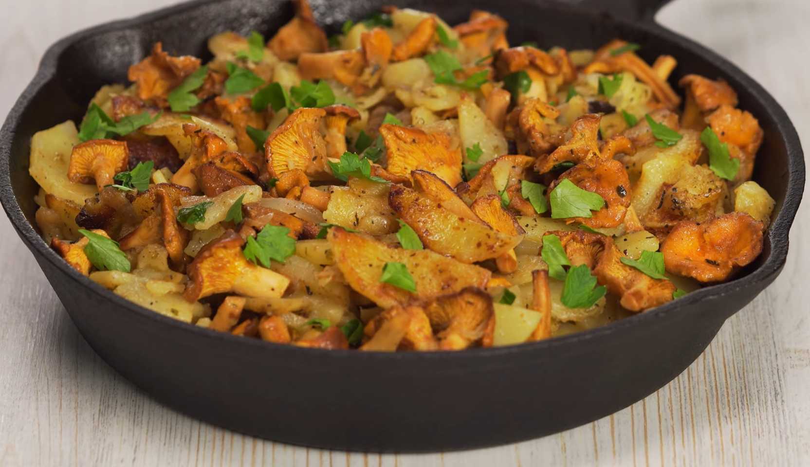 Image du plat : Pommes de terre frites aux chanterelles