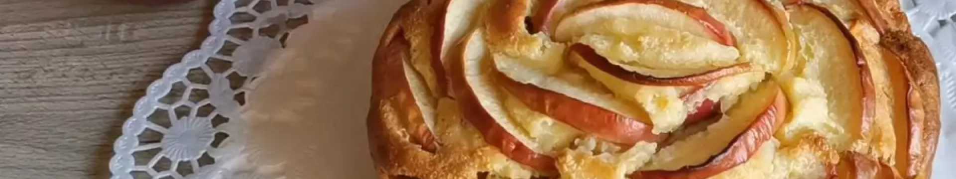 Tarte aux pommes délicate