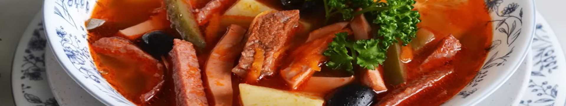 solyanka classique aux pommes de terre