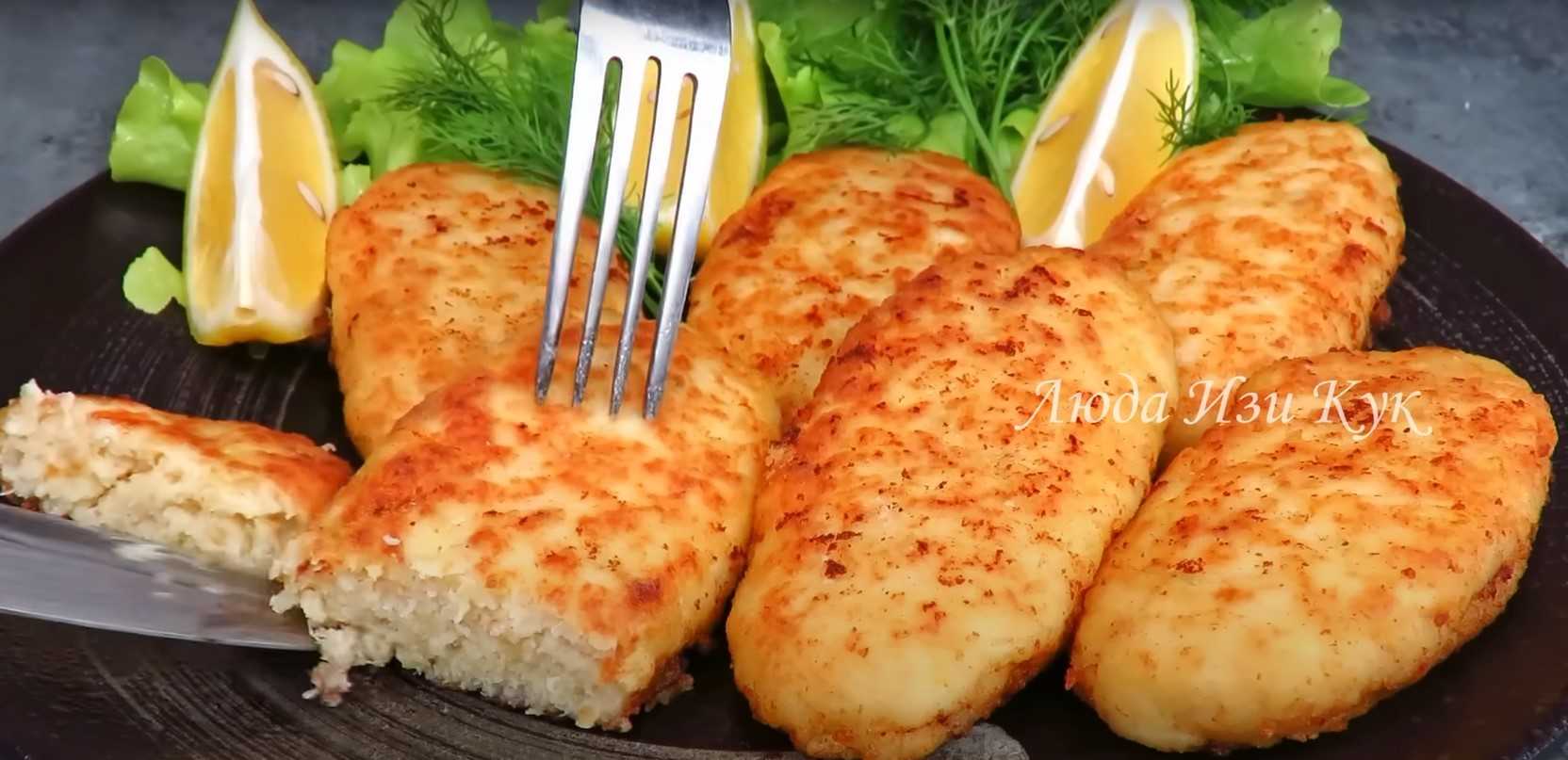 Image du plat : Côtelettes de poisson dans une poêle