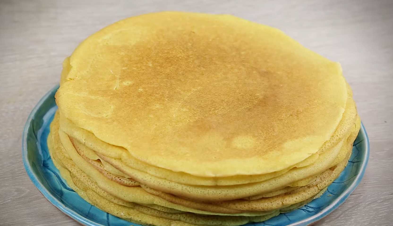Image du plat : Crêpes de maïs au lait