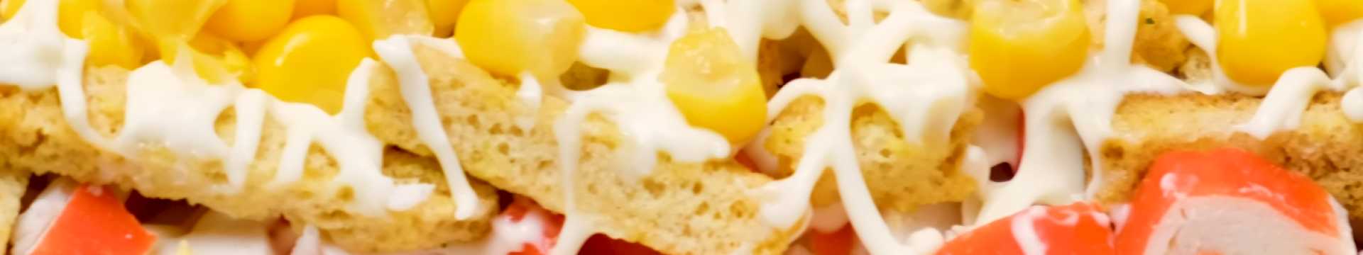 Salade de crabe au fromage fondu