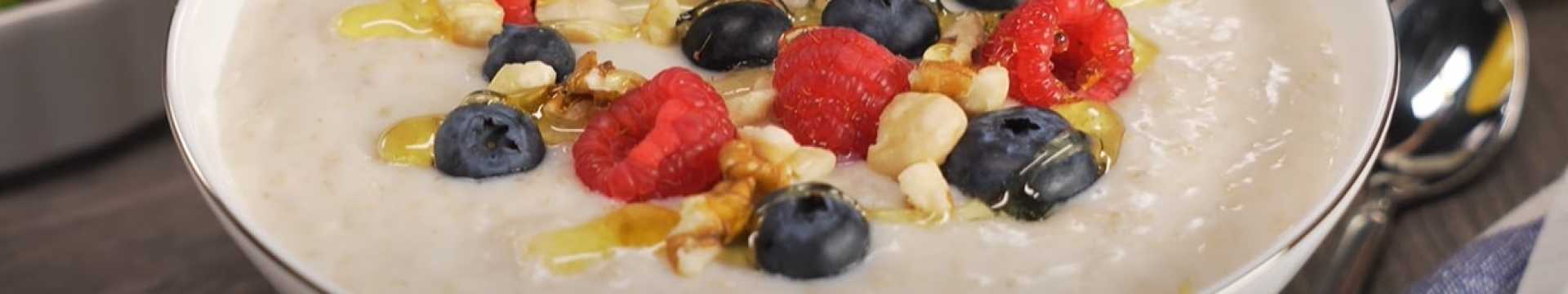 Porridge d'avoine au lait