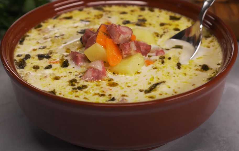 Recette : Soupe de pommes de terre polonaise