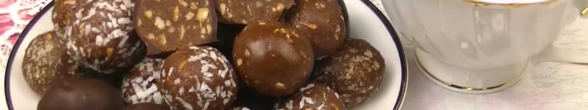 Bonbons au chocolat faits maison avec des noix