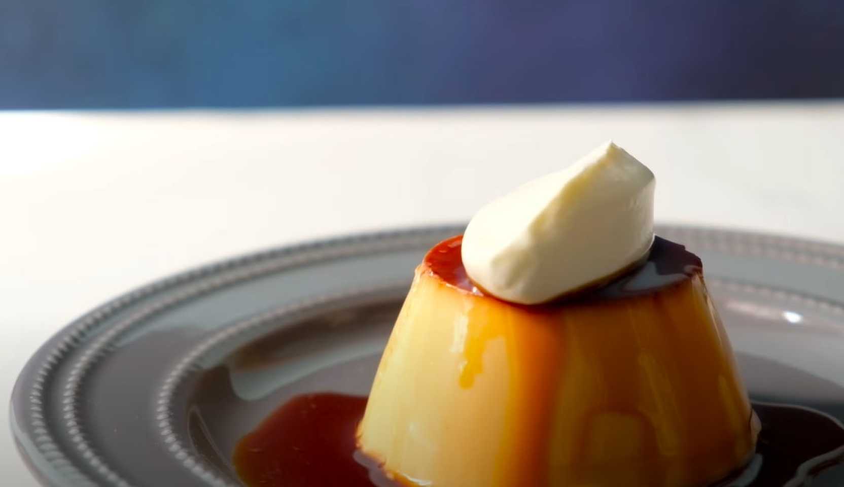 Image du plat : Pouding au caramel japonais