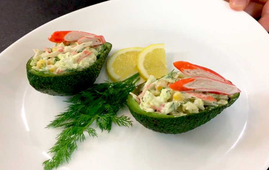 Recette : Salade de crabe à l'avocat