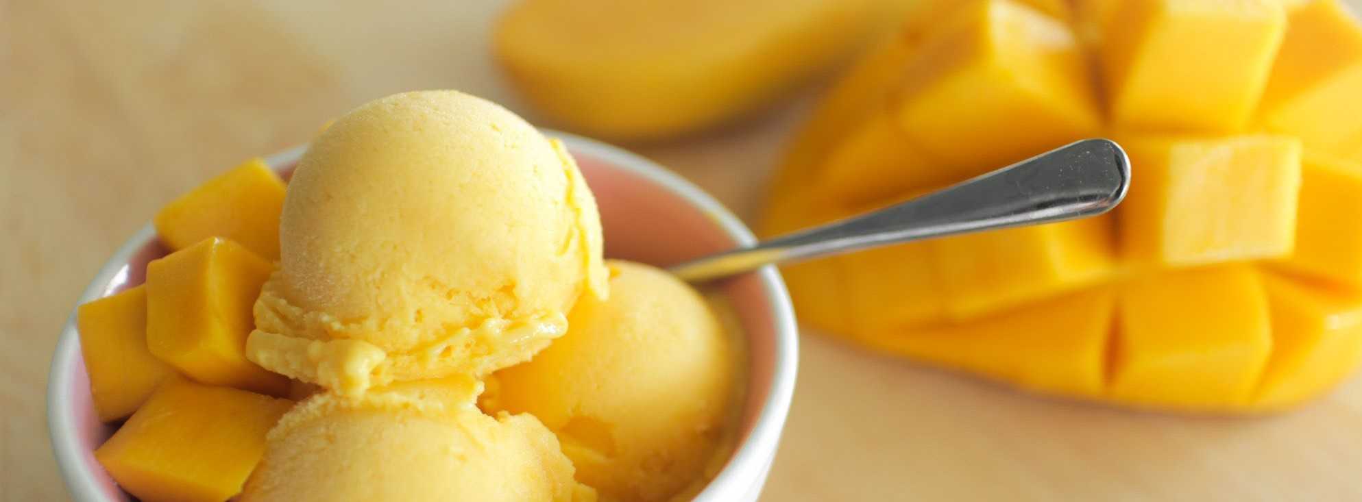 Sorbet à la mangue