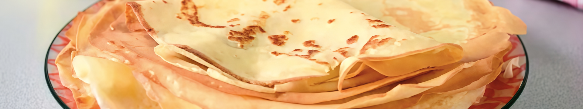 Crêpes au lait et à l'eau