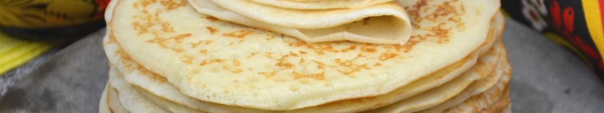 crêpes épaisses à la levure