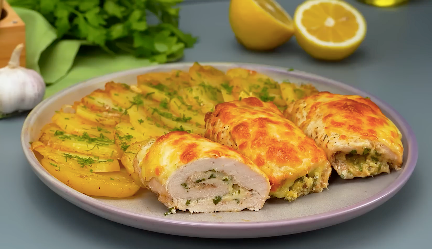 Image du plat : Rouleaux de poitrine de poulet
