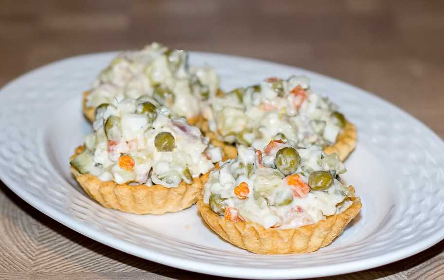 Recette : Salade Olivier au poisson fumé