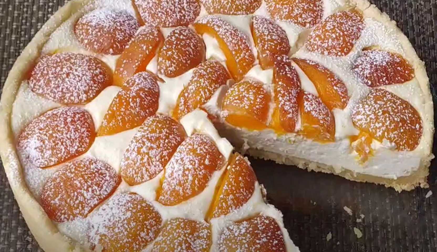 Image du plat : Tarte froide aux abricots