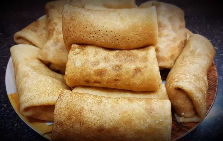 Recette : Crêpes à la viande et au riz