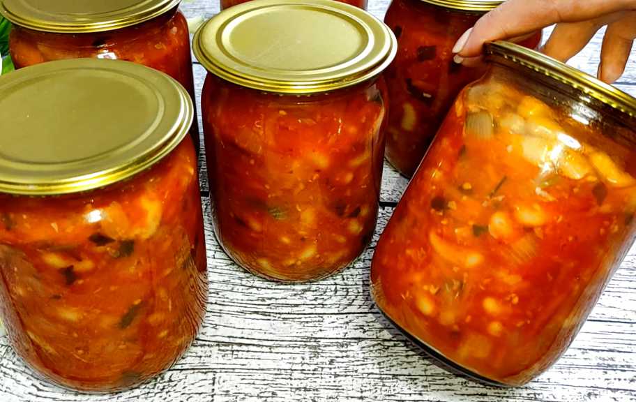 Recette : Solyanka aux haricots pour l'hiver