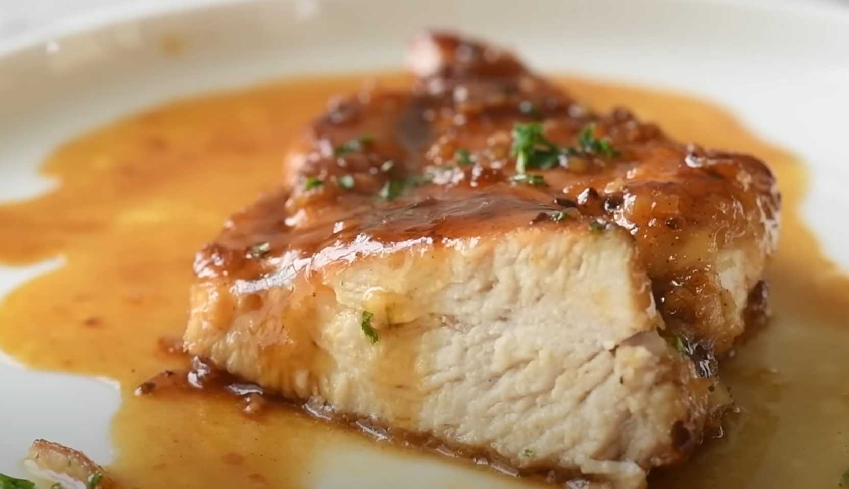 Image du plat : Blanc de poulet au miel et à l'ail