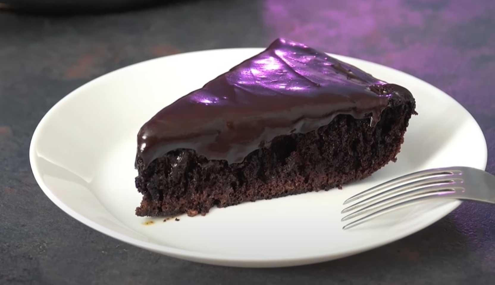 Image du plat : Gâteau au chocolat cuit à la poêle