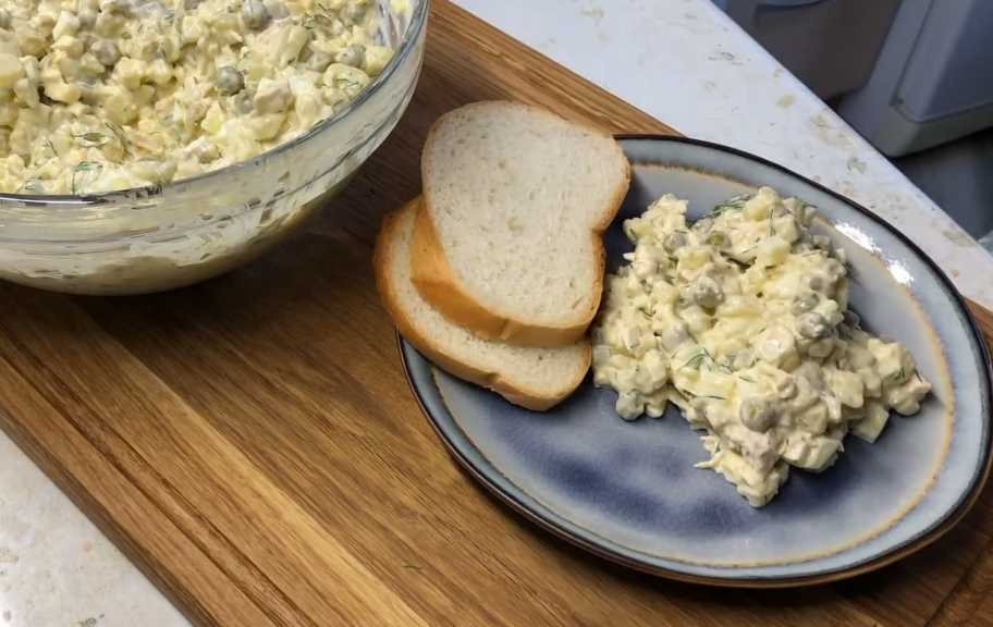 Recette : Salade Olivier sans concombres