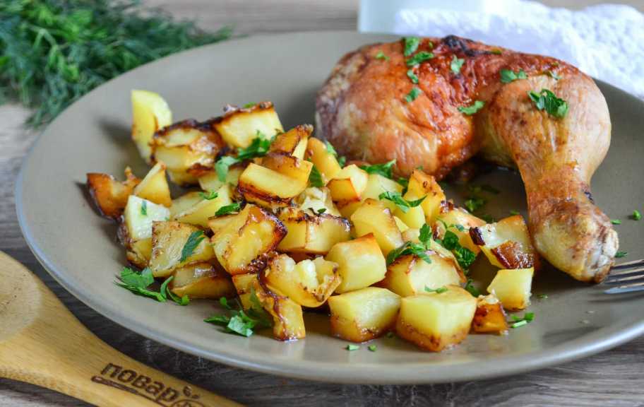 Recette : Cuisses de poulet aux pommes de terre et aux carottes