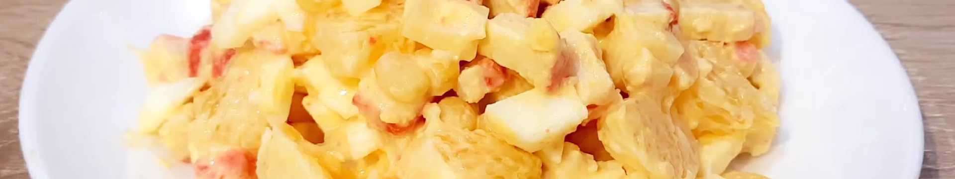 Salade de crabe à l'orange