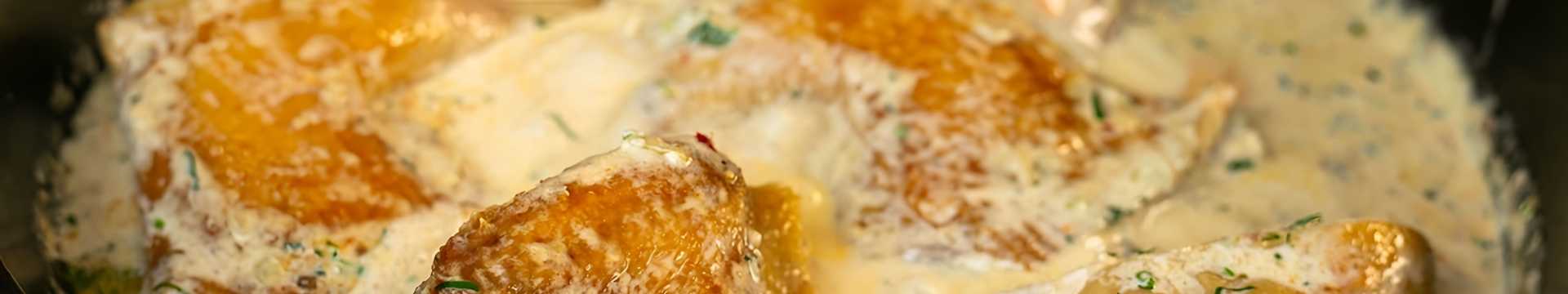 Poulet en sauce crémeuse