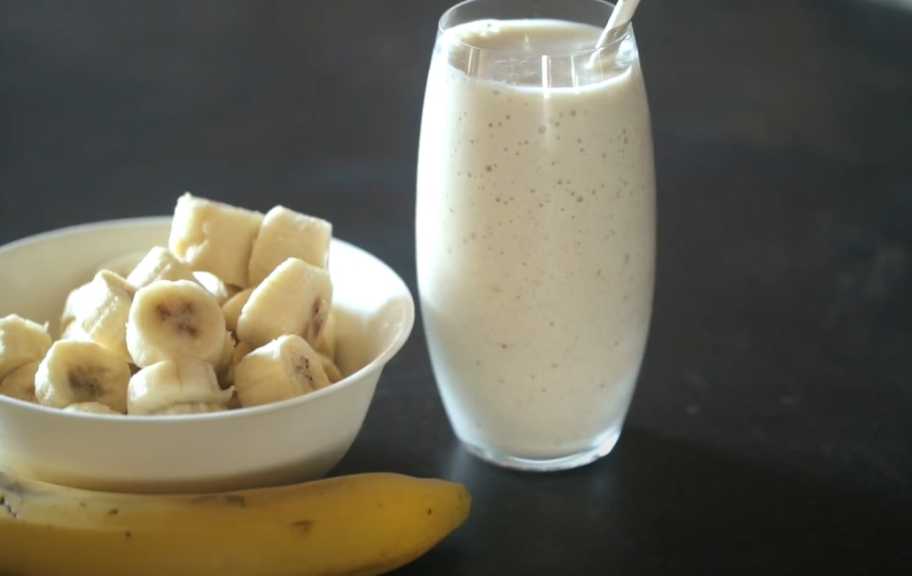 Recette : Smoothie au lait et à la banane brûlée