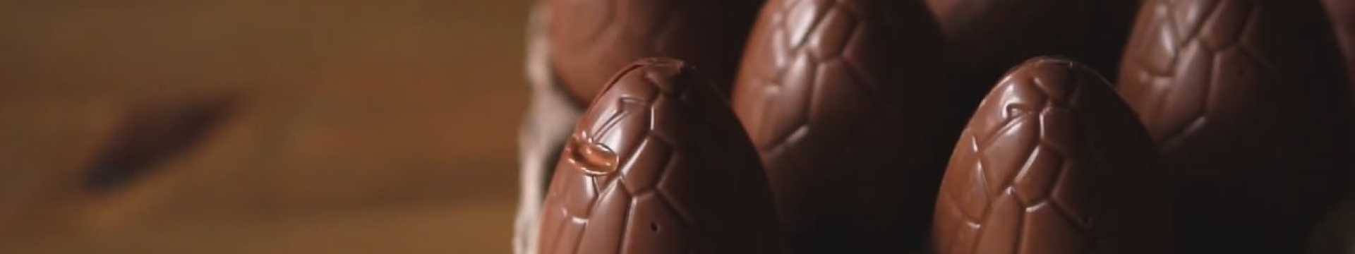 Œufs en chocolat fourrés