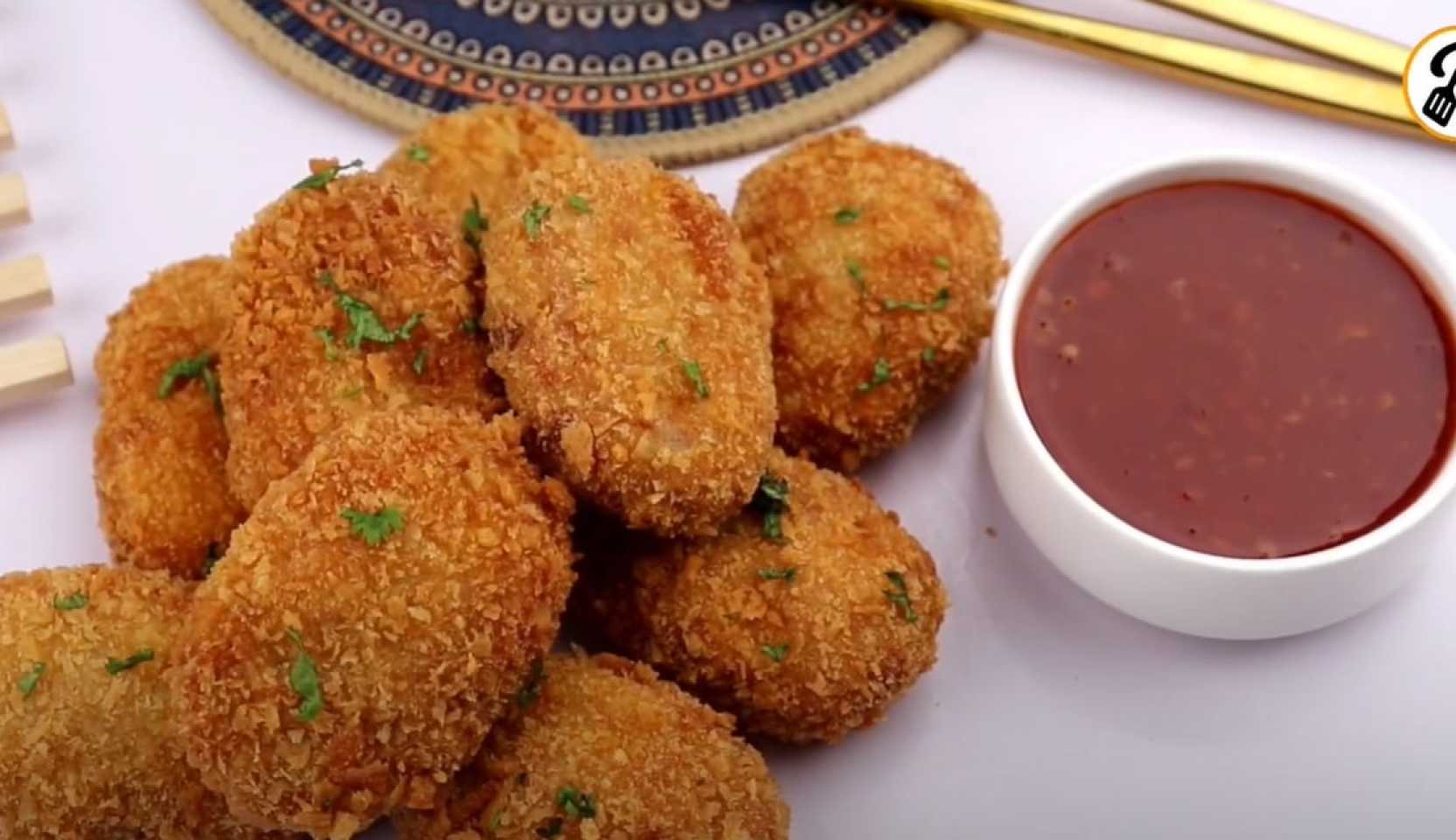 Image du plat : Nuggets de poulet dans une poêle