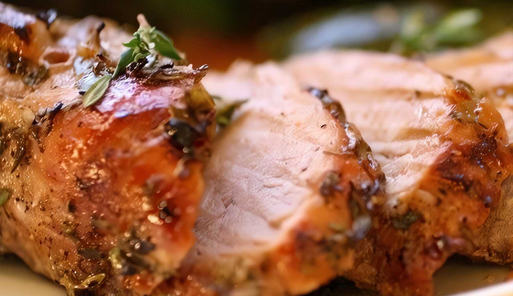 Image du plat : Porc cuit au four en papillote avec de l’ail et des herbes