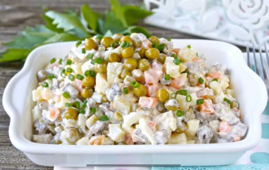 Recette : Salade Olivier au bœuf