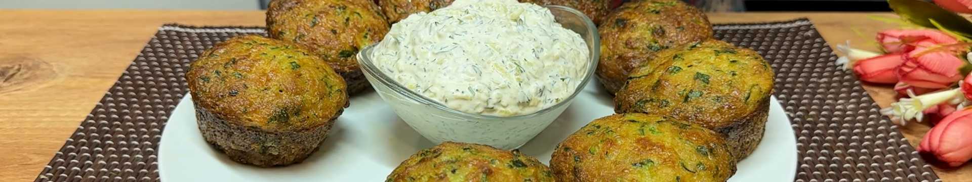 Muffins aux courgettes et aux pommes de terre