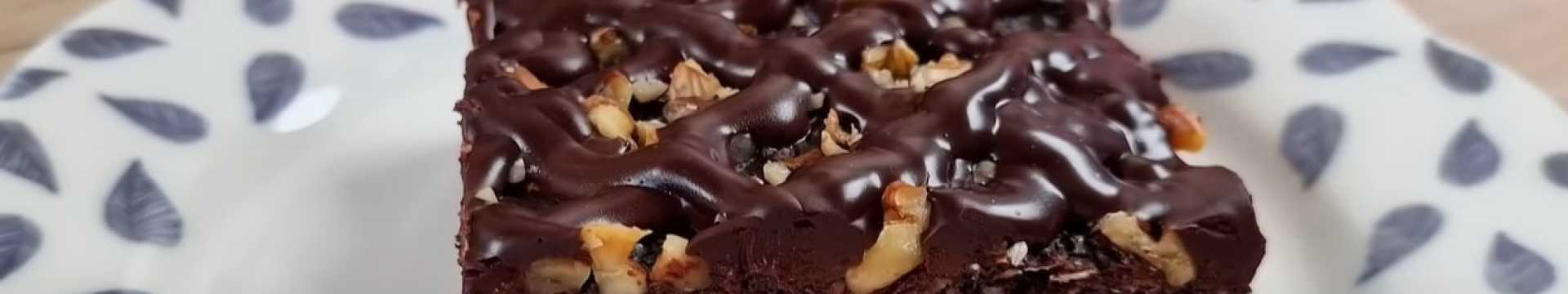 Tarte au chocolat et à la banane sans sucre