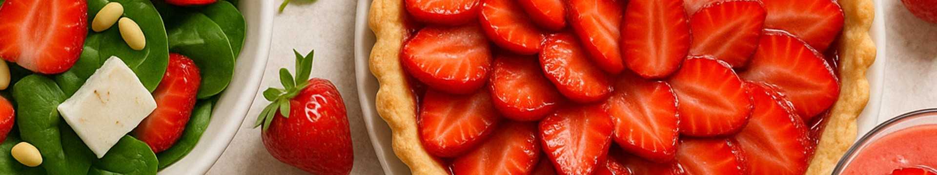 Catégorie de recettes : Plats à base de fraises