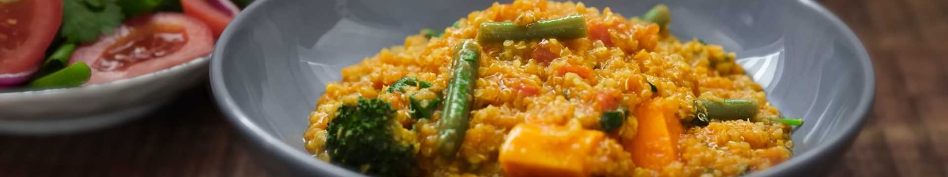 Khichdi aux lentilles et au quinoa