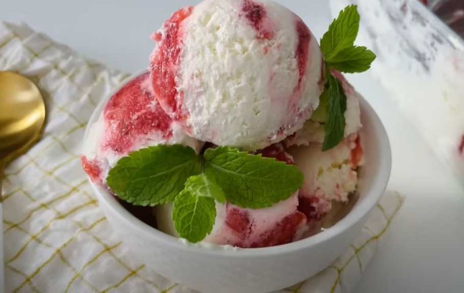 Recette : Glace aux fraises keto